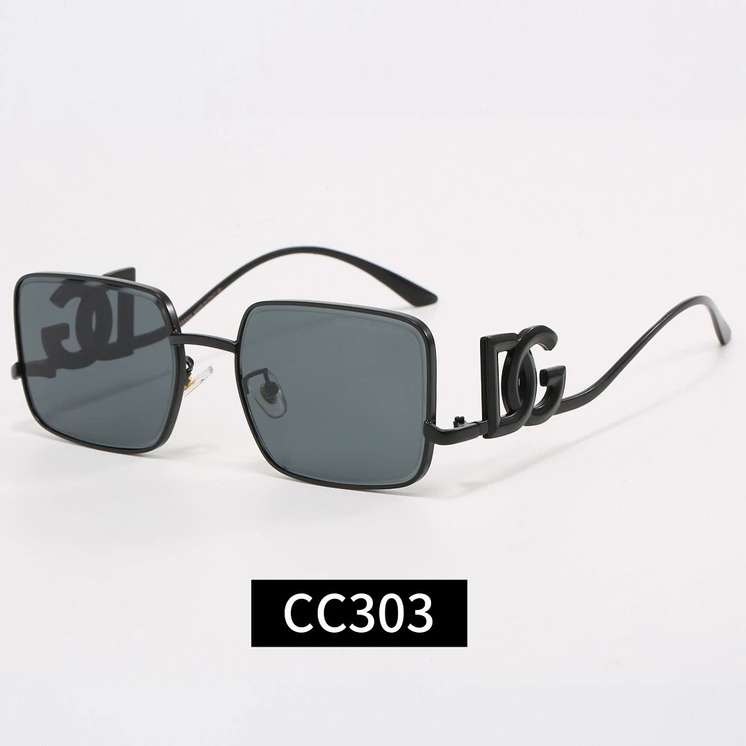 Dolce & Gabbana Black Tinted Lens Square Sunglasses, Polished Frame Style 06