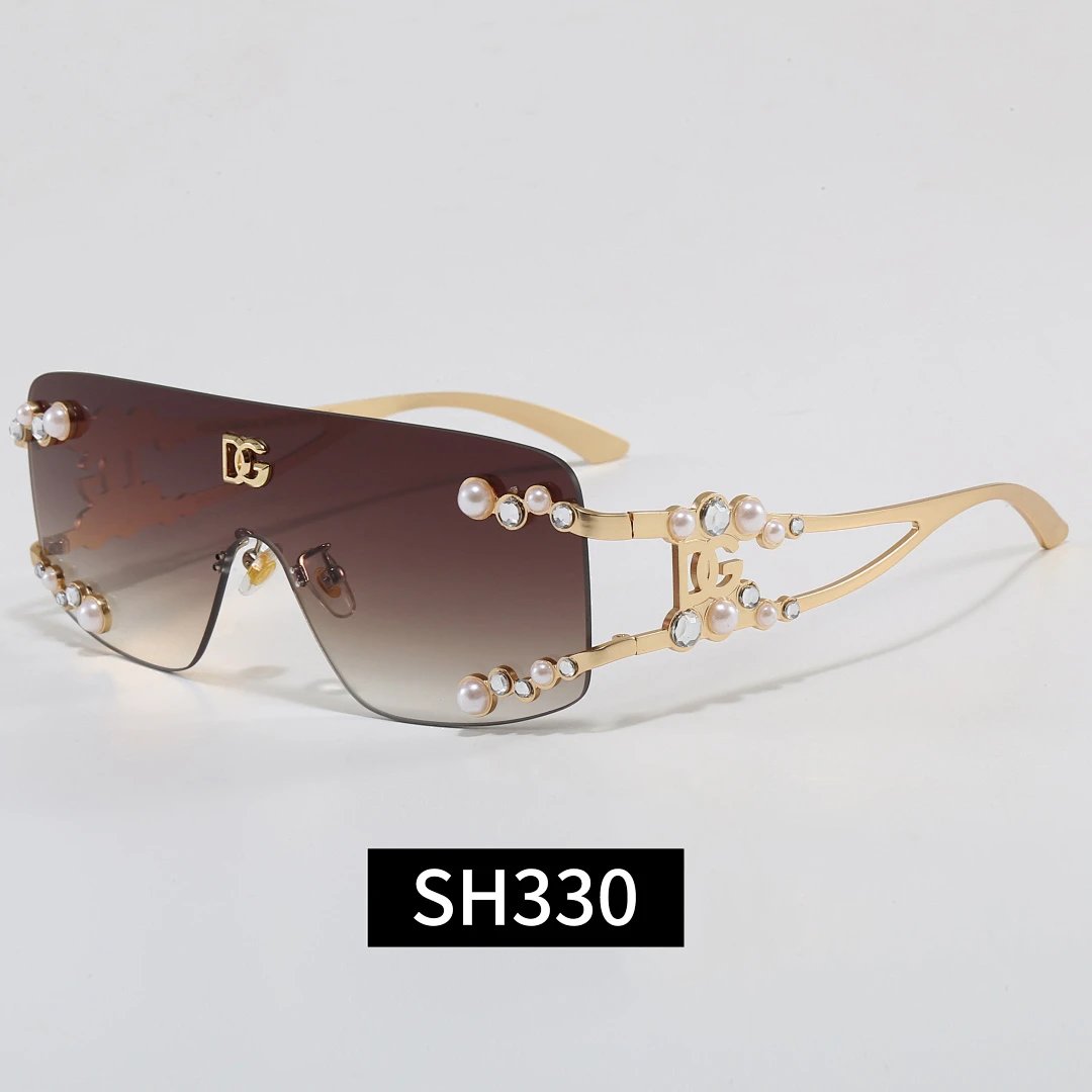 Dolce & Gabbana Gray Tinted Lens Square Sunglasses, Polished Frame Style 01