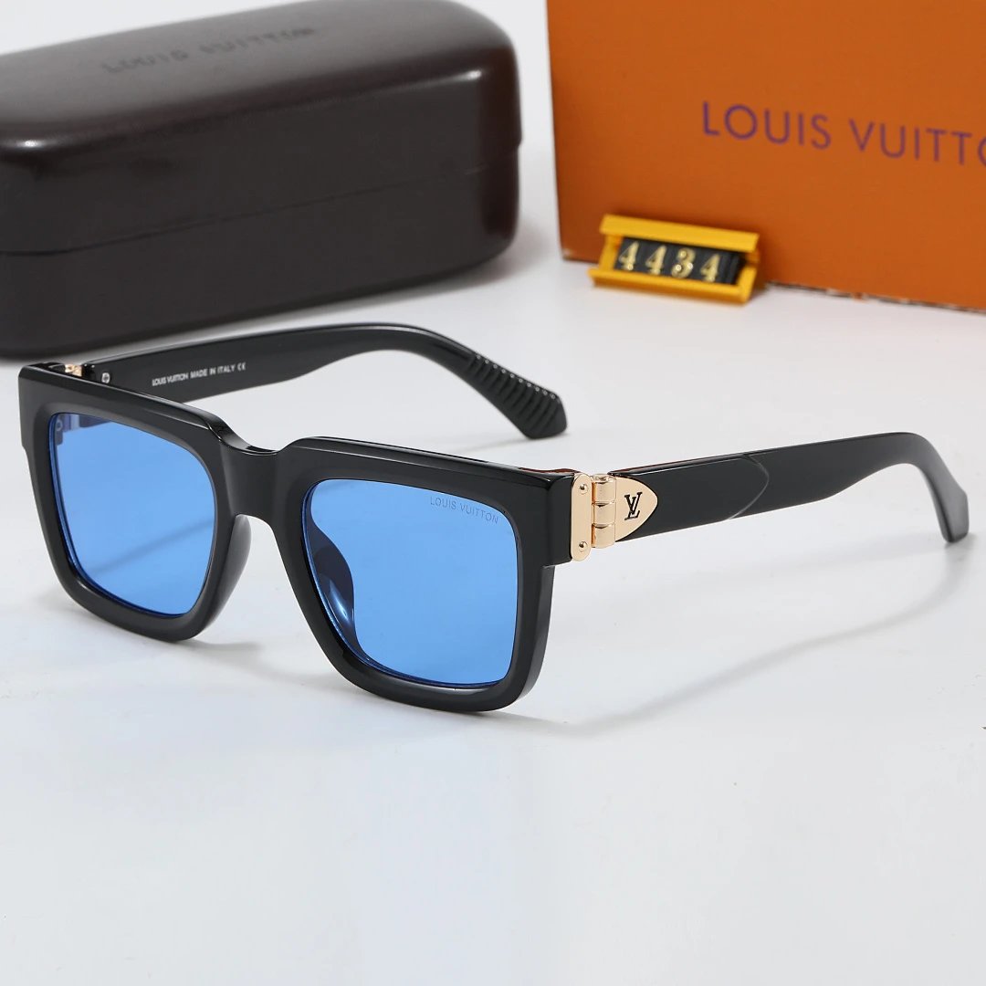 Louis Vuitton Tinted Lens Square Sunglasses, Polished Frame Style 25