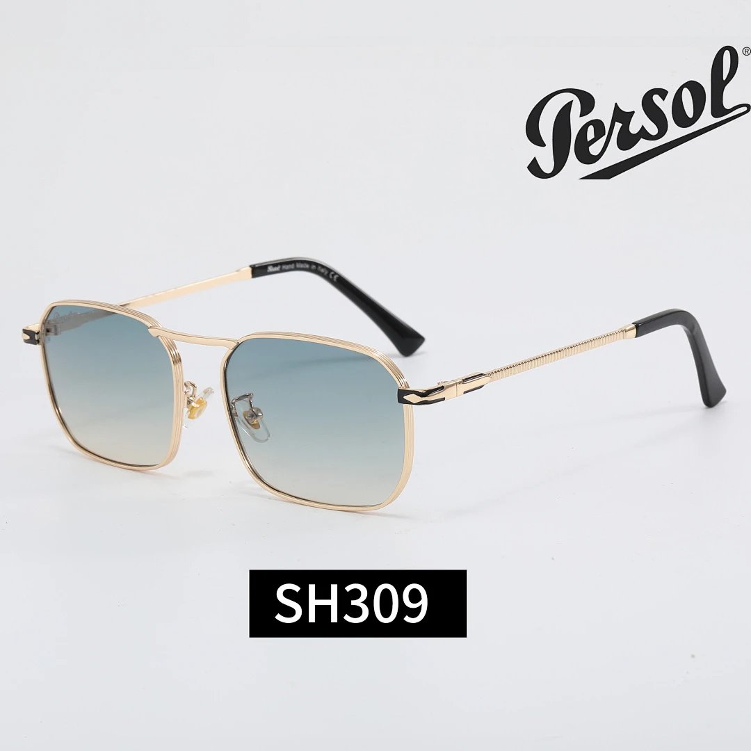 Persol Black Tinted Lens Classic Sunglasses, Everyday Frame Style 03
