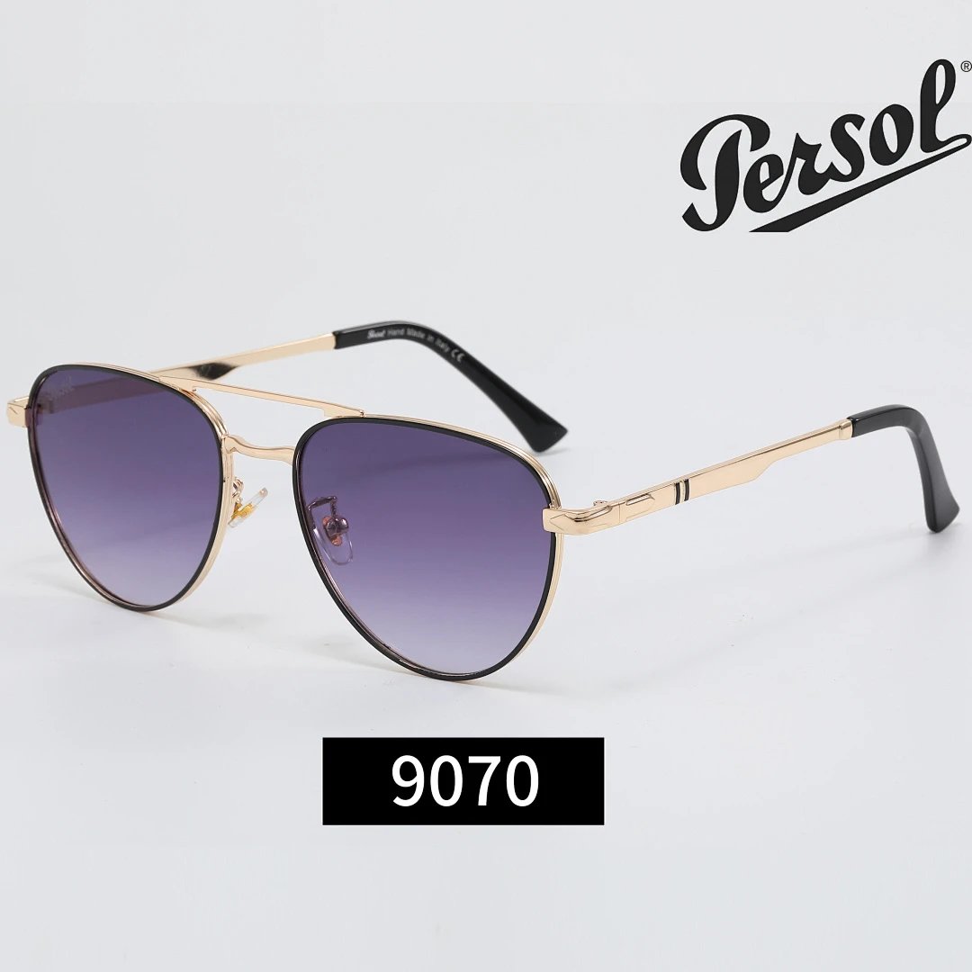Persol Black Tinted Lens Classic Sunglasses, Everyday Frame Style 07