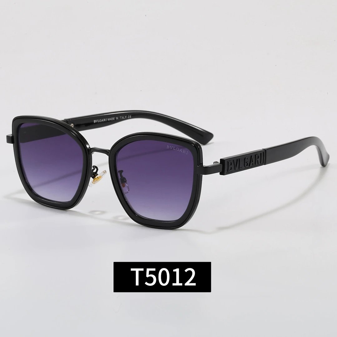 Bvlgari Black Tinted Lens Square Sunglasses, Polished Frame Style 26