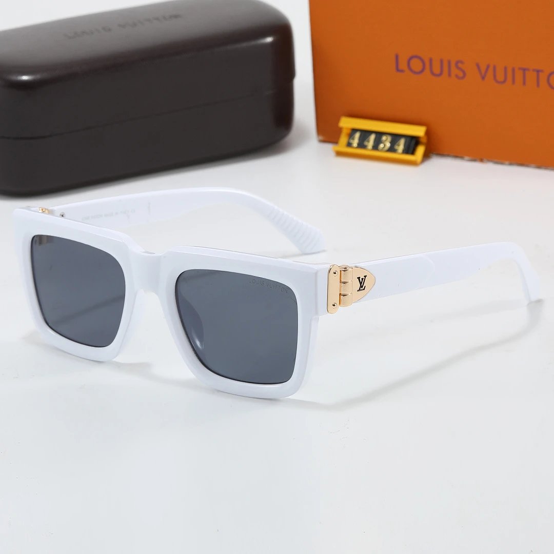 Louis Vuitton Tinted Lens Square Sunglasses, Polished Frame Style 24