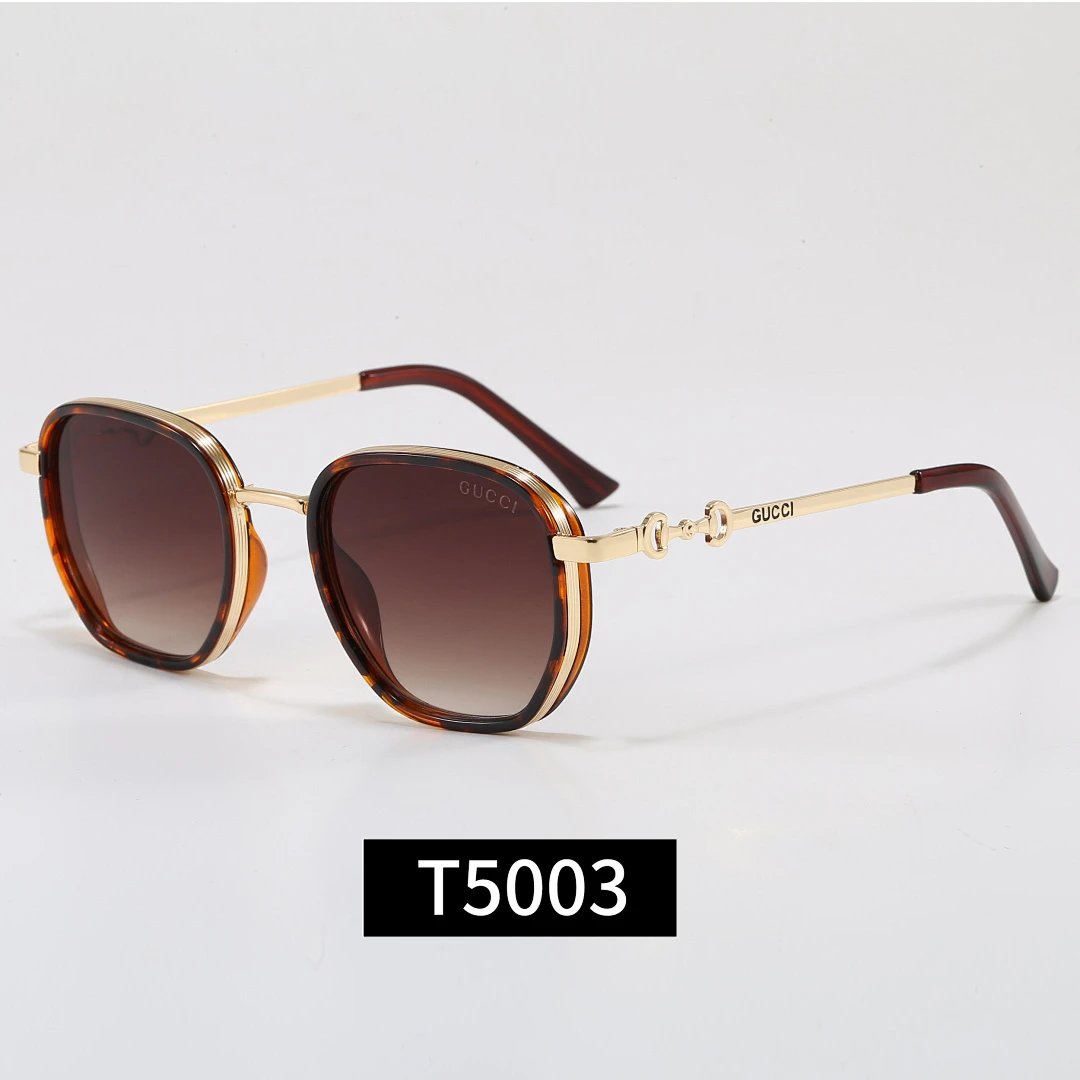Gucci Tinted Lens Square Sunglasses, Polished Frame Style 23