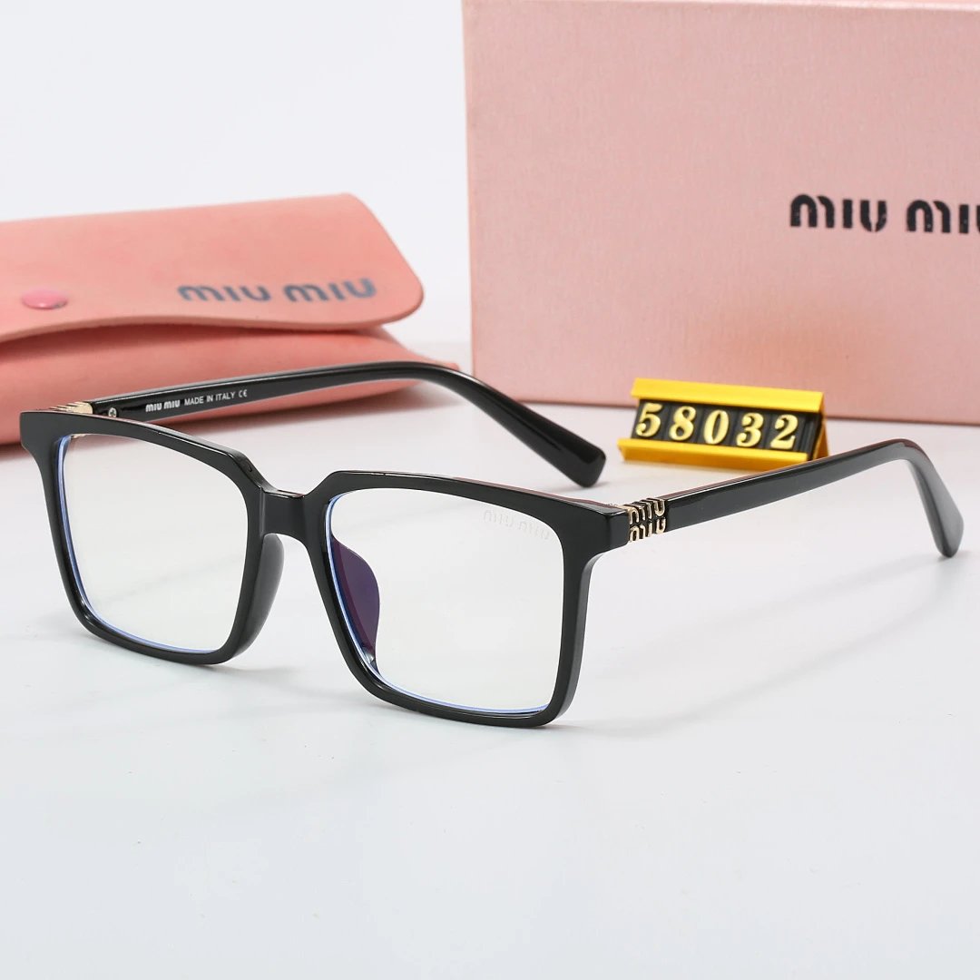 Miu Miu Tinted Lens Square Sunglasses, Polished Frame Style 28