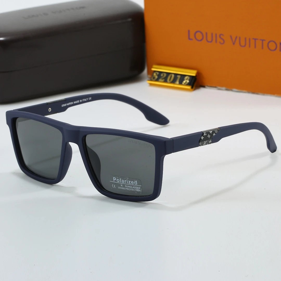 Louis Vuitton Tinted Lens Square Sunglasses, Polished Frame Style 18