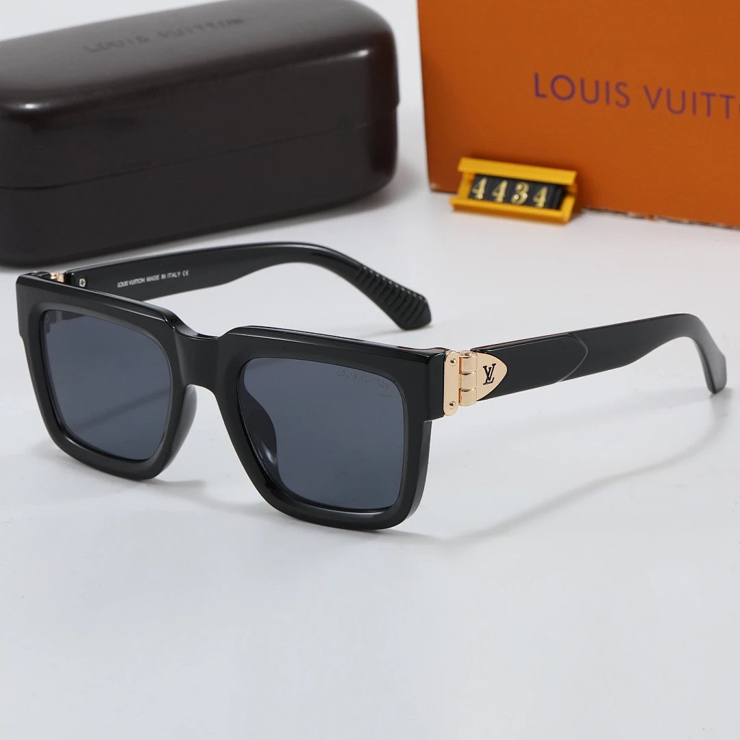 Louis Vuitton Tinted Lens Square Sunglasses, Polished Frame Style 26