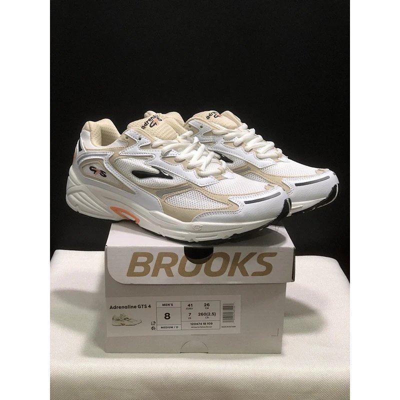 Brooks Adrenaline GTS 4 Running Shoes Grey White - Style 4