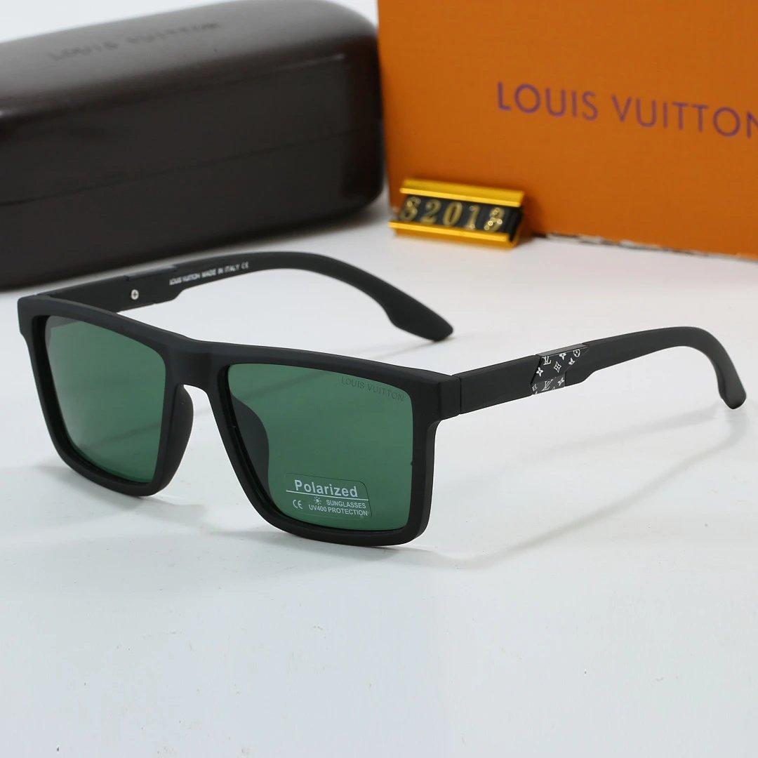Louis Vuitton Tinted Lens Square Sunglasses, Polished Frame Style 17