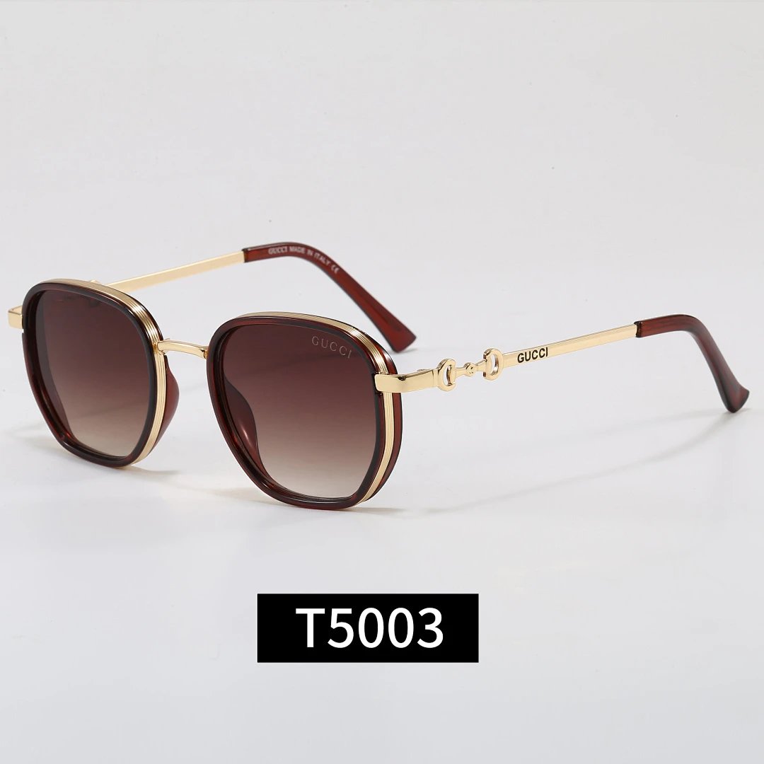 Gucci Tinted Lens Square Sunglasses, Polished Frame Style 25