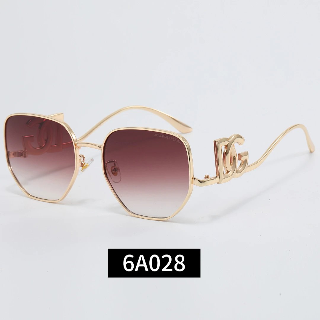 Dolce & Gabbana Gray Tinted Lens Square Sunglasses, Polished Frame Style 02
