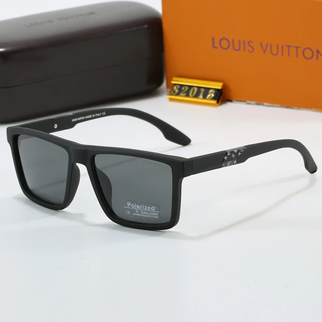Louis Vuitton Tinted Lens Square Sunglasses, Polished Frame Style 19