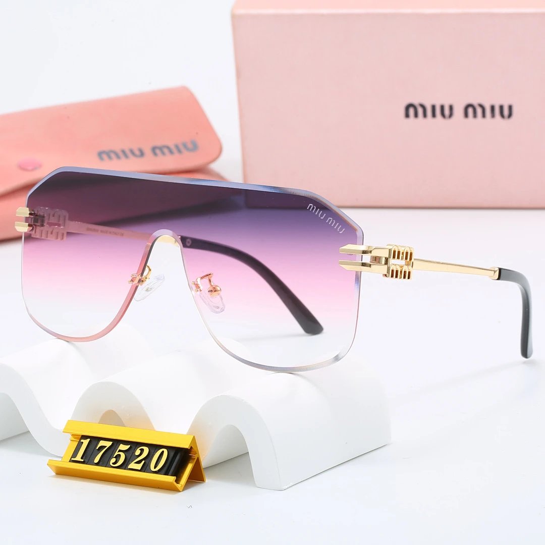 Miu Miu Gray Tinted Lens Designer Sunglasses, Polished Frame Style 04