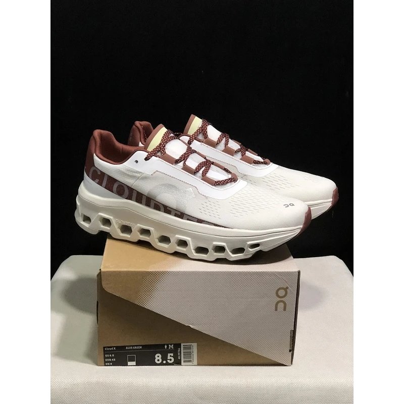 On Cloudmonster 1 Men's Cushioned Everyday Shoe White Gray - Style 01