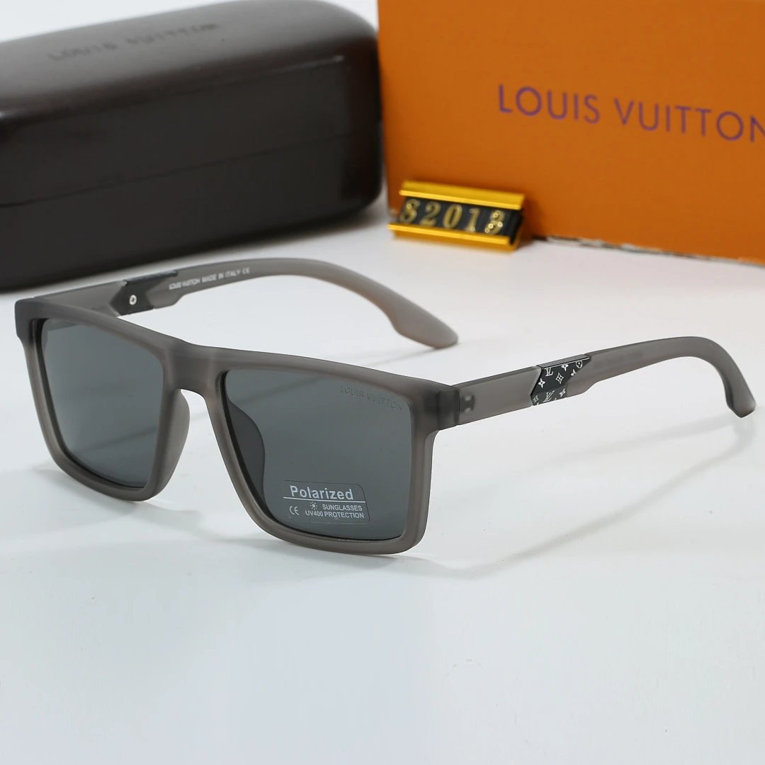 Louis Vuitton Tinted Lens Square Sunglasses, Polished Frame Style 20