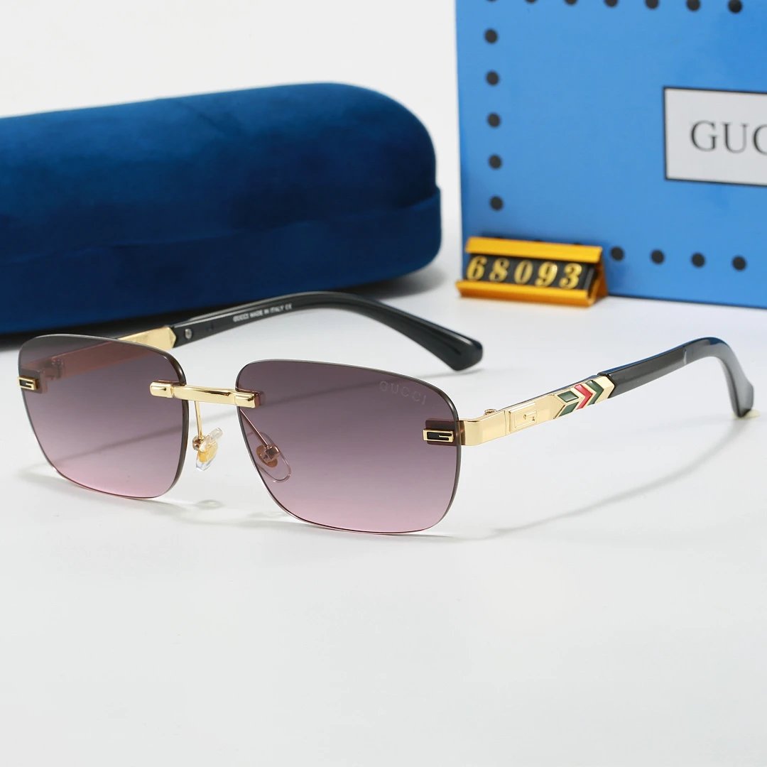 Gucci Black Tinted Lens Designer Sunglasses, Polished Frame Style 04