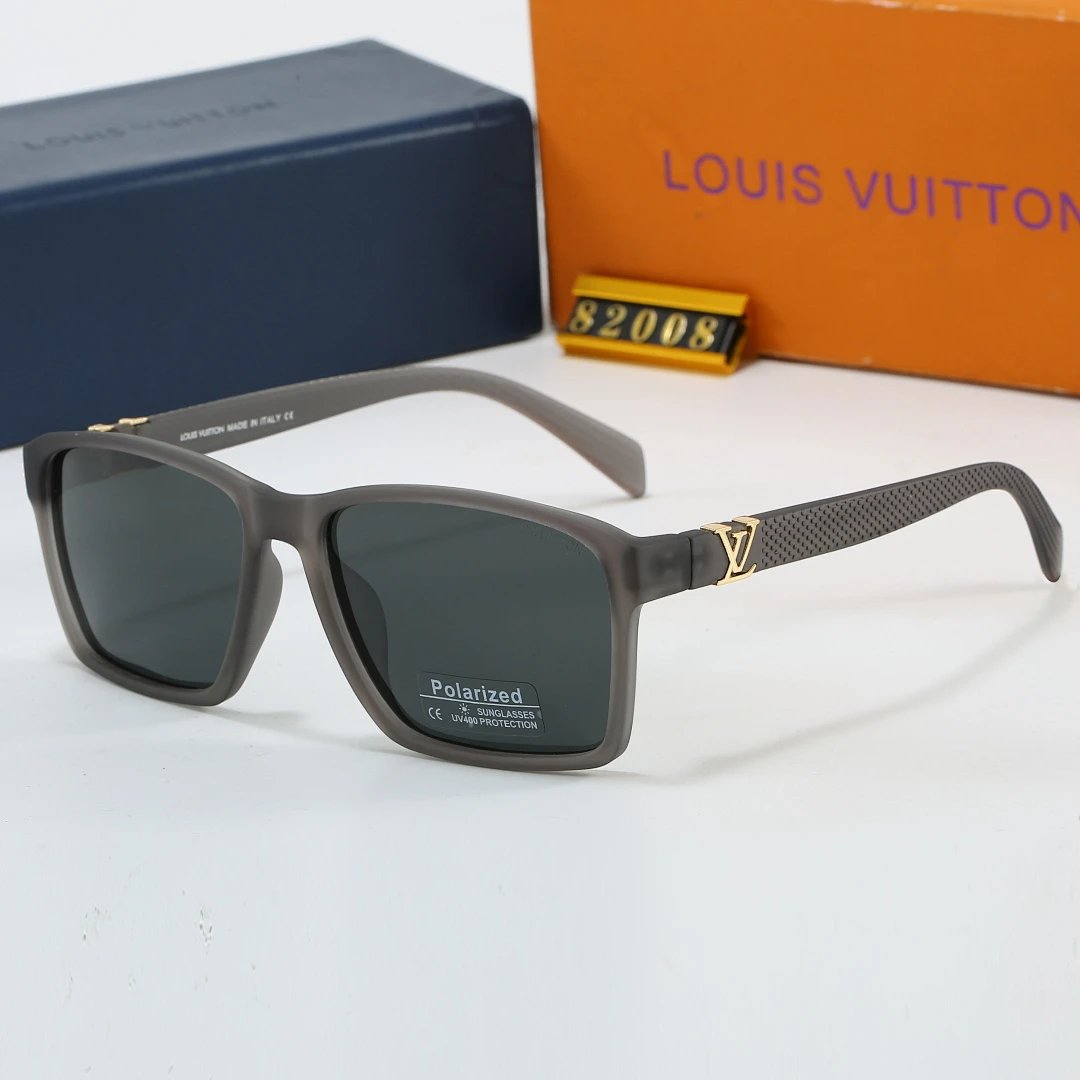 Louis Vuitton Tinted Lens Square Sunglasses, Polished Frame Style 25