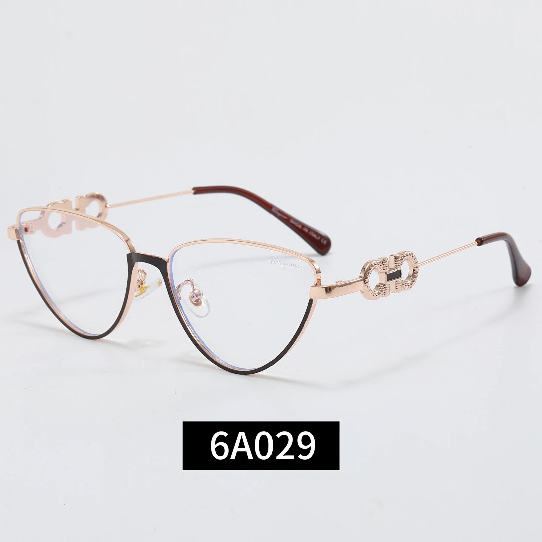 Ferragamo Black Tinted Lens Square Sunglasses, Polished Frame Style 08