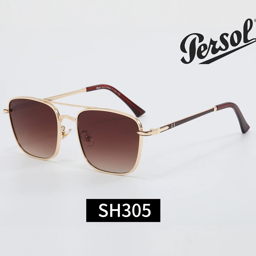 Persol Black Tinted Lens Classic Sunglasses, Everyday Frame Style 06