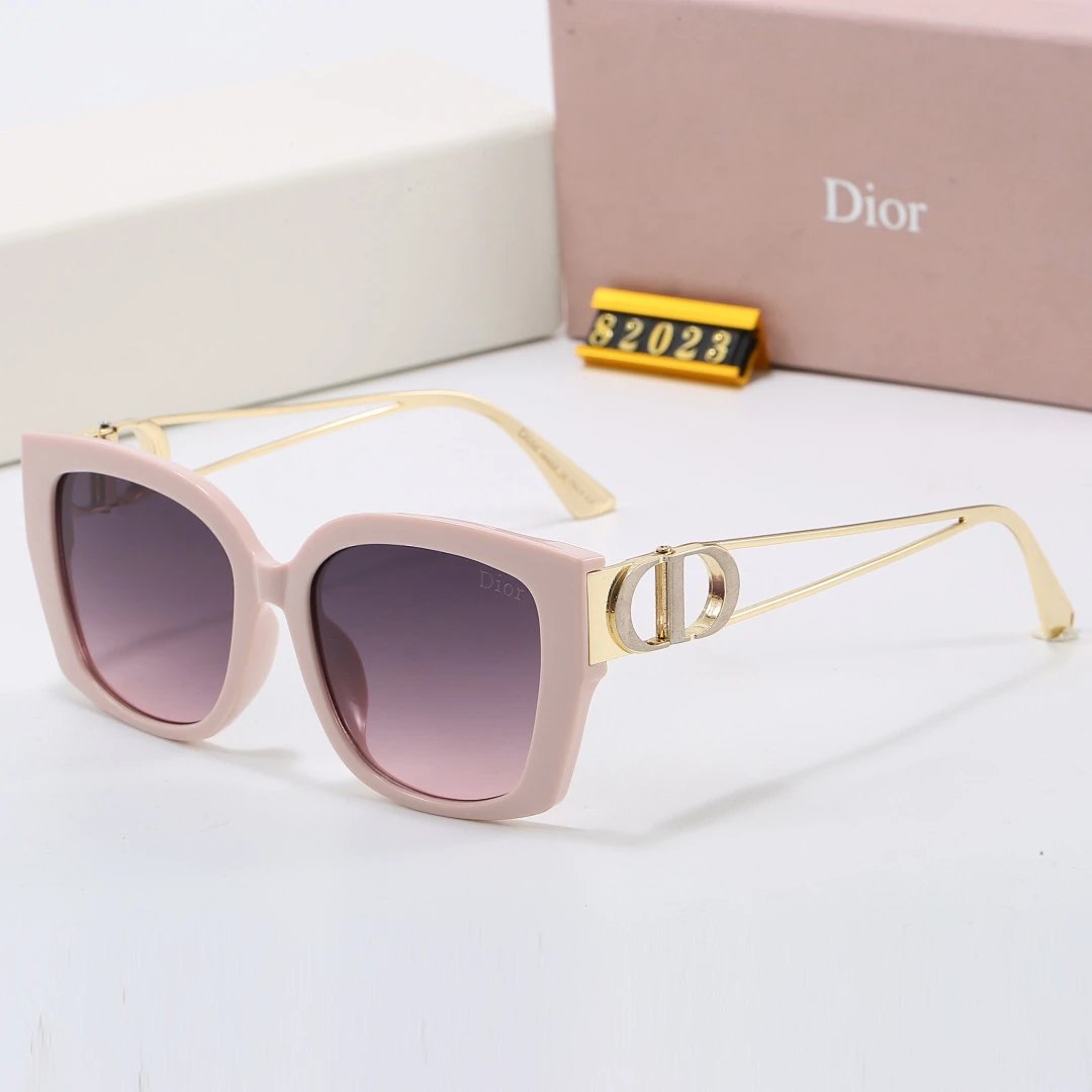 Dior Brown Tinted Lens Square Sunglasses, Polished Frame Style 13