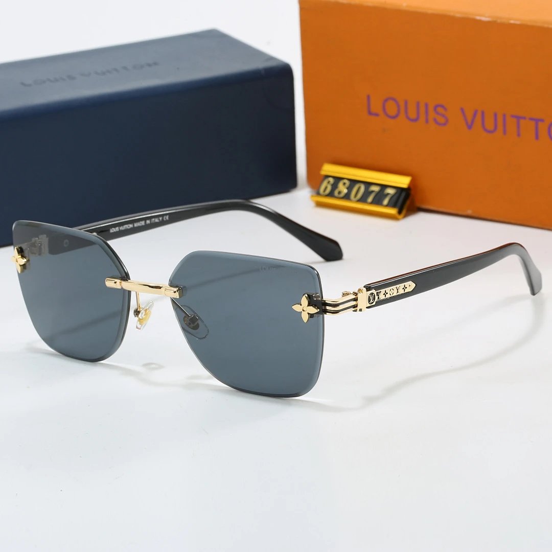 Louis Vuitton Tinted Lens Designer Sunglasses, Polished Frame Style 05