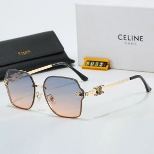 Celine Black Tinted Lens Square Sunglasses, Polished Frame Style 19