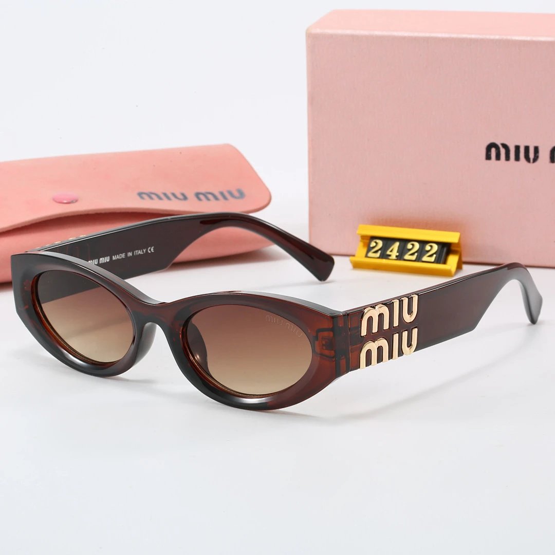 Miu Miu Tinted Lens Square Sunglasses, Polished Frame Style 06