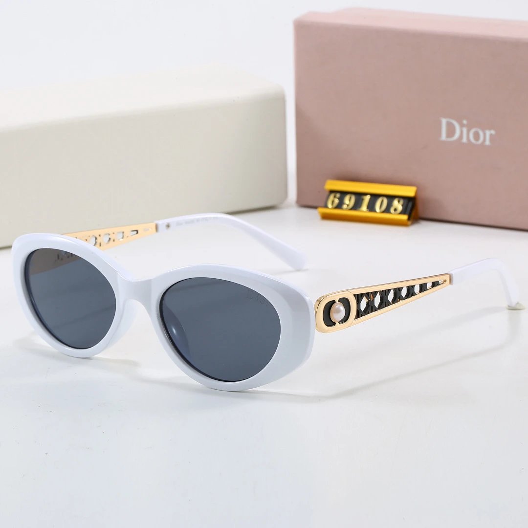 Dior Gray Tinted Lens Square Sunglasses, Polished Frame Style 31