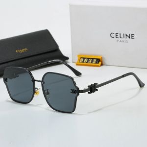 Celine Black Tinted Lens Square Sunglasses, Polished Frame Style 17