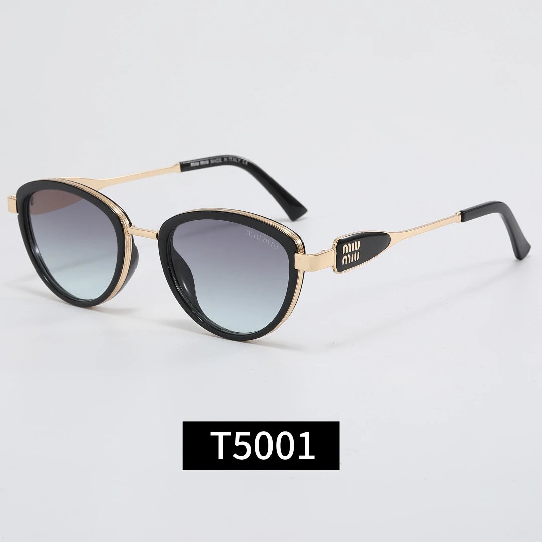 Miu Miu Black Tinted Lens Square Sunglasses, Polished Frame Style 13