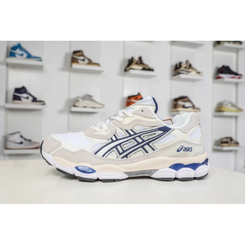 ASICS GEL-NYC White Blue Sneakers - Style 12