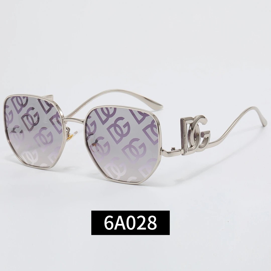 Dolce & Gabbana Gray Tinted Lens Square Sunglasses, Polished Frame Style 03