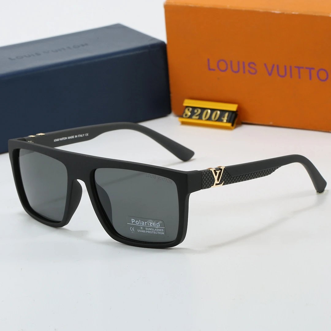 Louis Vuitton Tinted Lens Square Sunglasses, Polished Frame Style 32