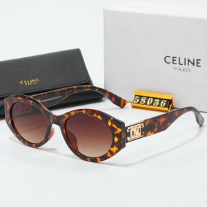 Celine Tinted Lens Square Sunglasses, Polished Frame Style 16
