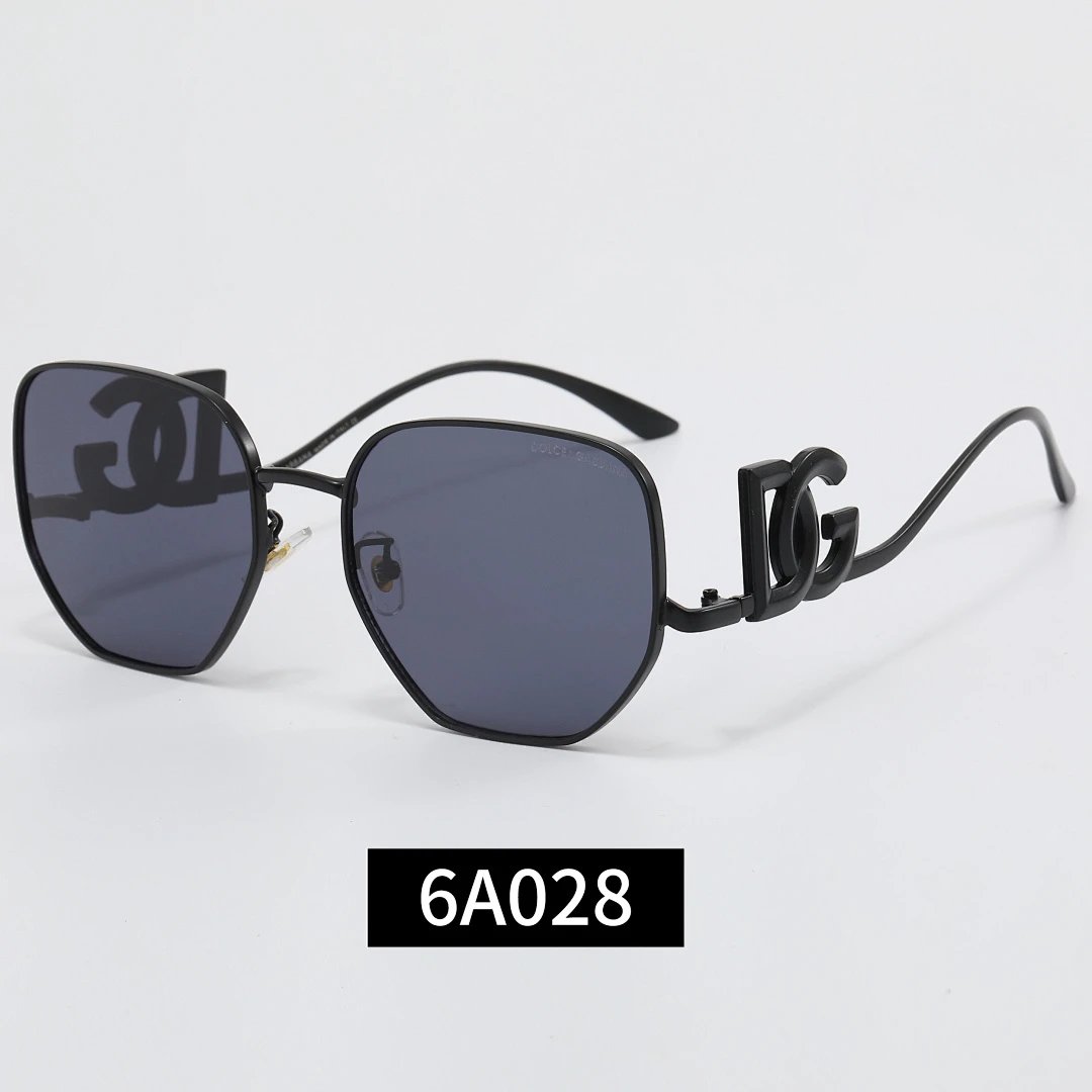 Dolce & Gabbana Black Tinted Lens Square Sunglasses, Polished Frame Style 04