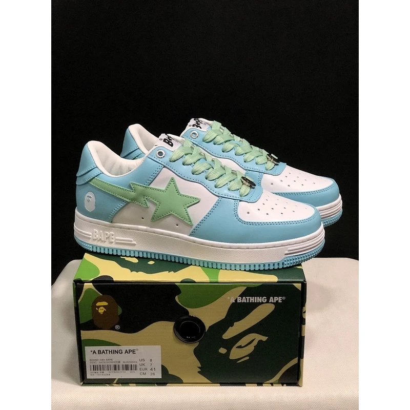 BAPE STA Low Top Sneakers low-top Teal Green - Style 28