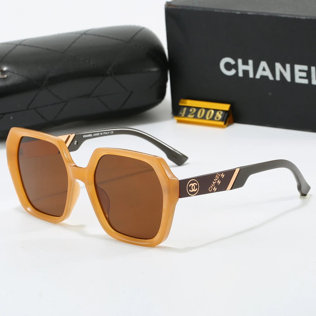 Chanel Tinted Lens Square Sunglasses, Polished Frame Style 20