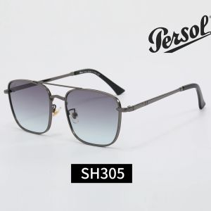 Persol Gray Tinted Lens Classic Sunglasses, Everyday Frame Style 07