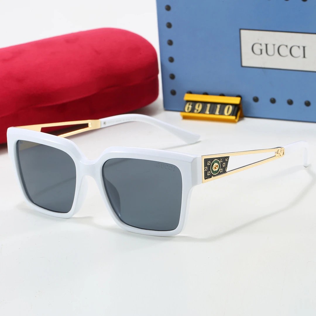 Gucci Brown Tinted Lens Designer Sunglasses, Polished Frame Style 04