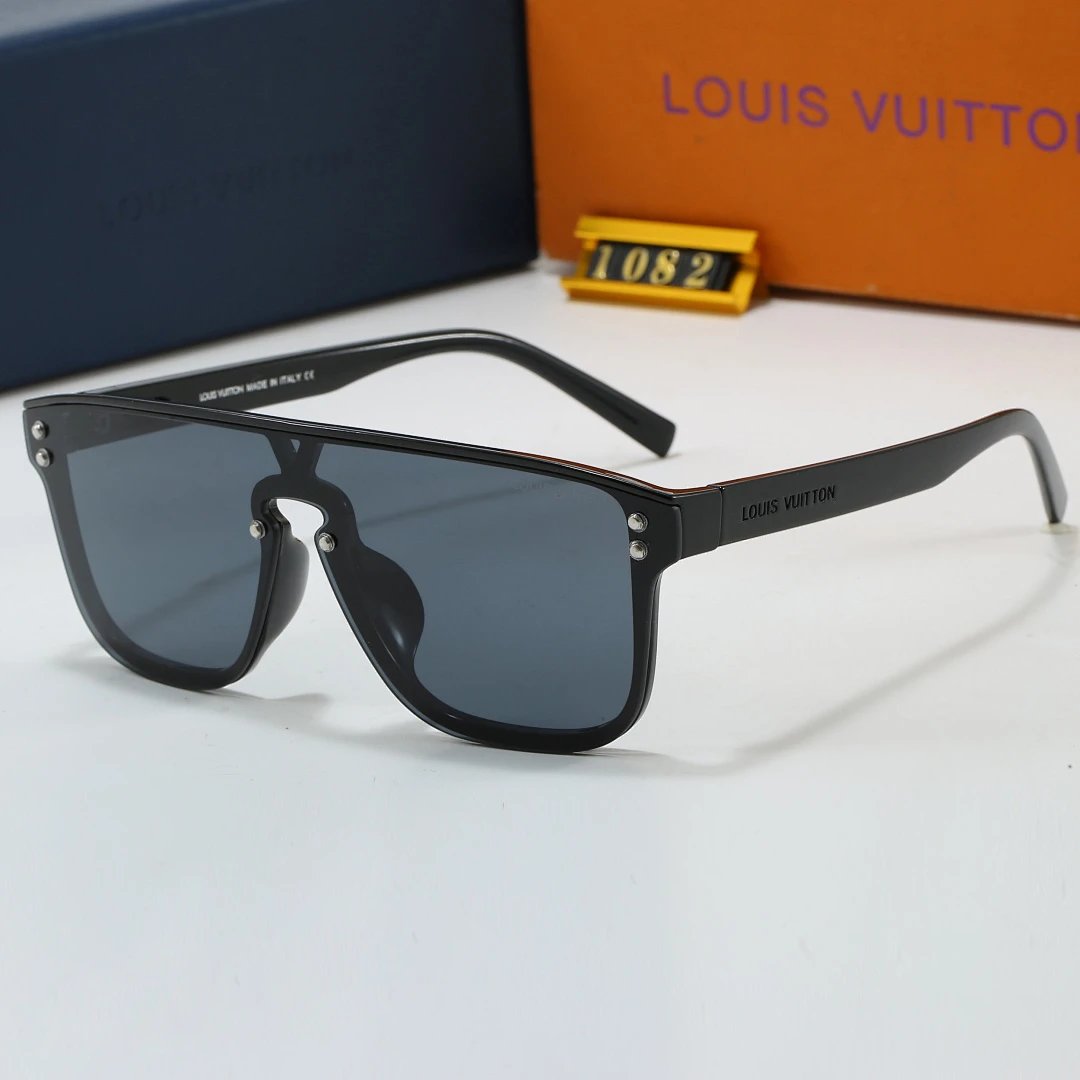 Louis Vuitton Tinted Lens Square Sunglasses, Polished Frame Style 27