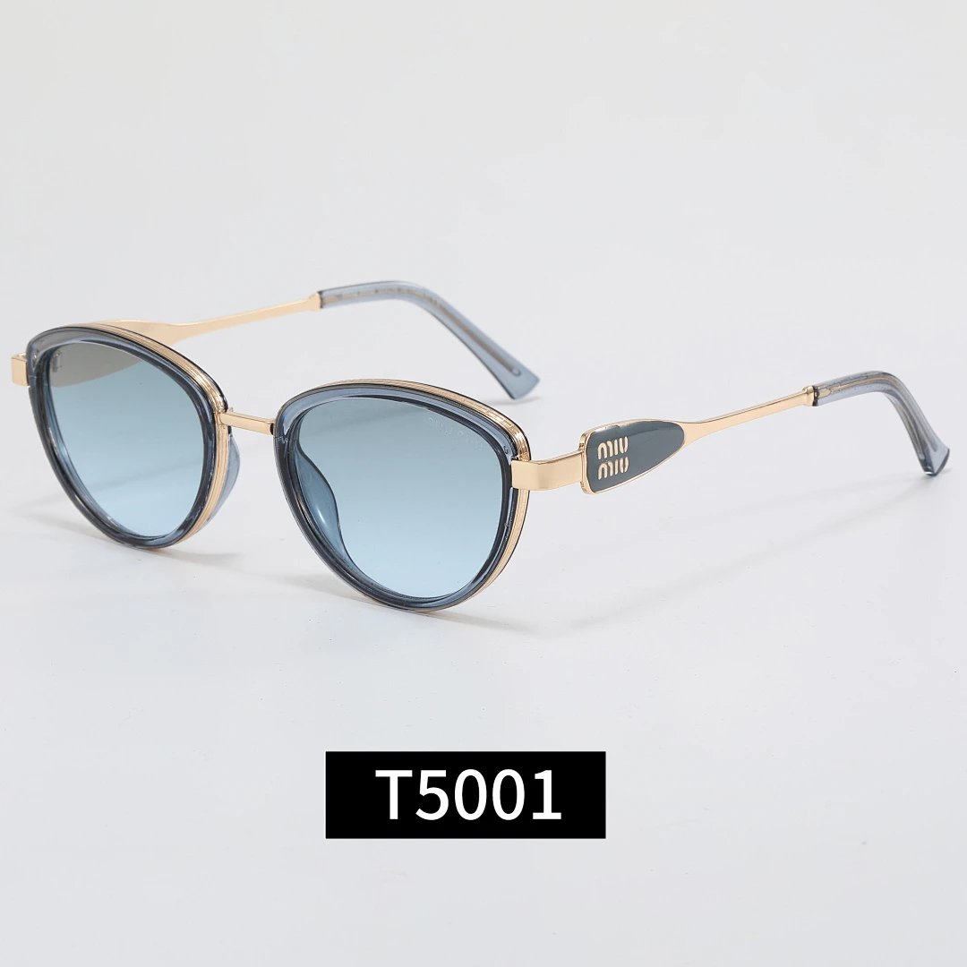Miu Miu Black Tinted Lens Square Sunglasses, Polished Frame Style 07