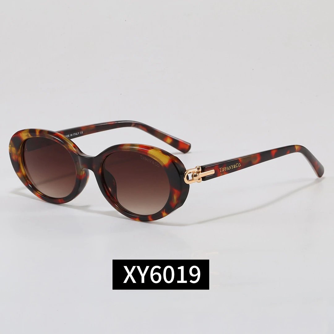 TIFFANY Gray Tinted Gradient Lens Sunglasses, Elegant Frame Style 03