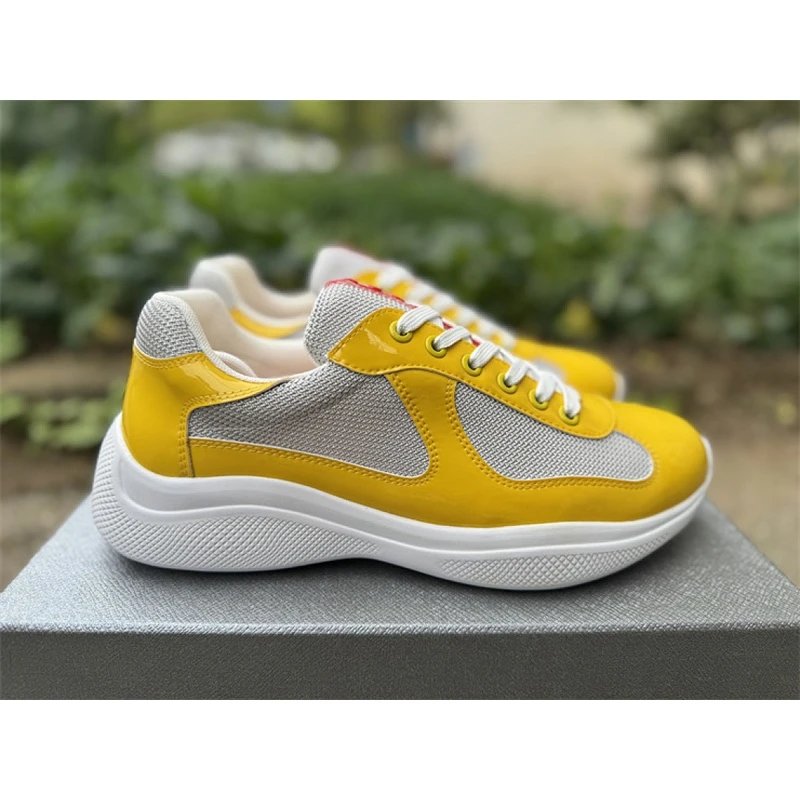 PRADA America's Cup calf leather Yellow - M12024-Style 1