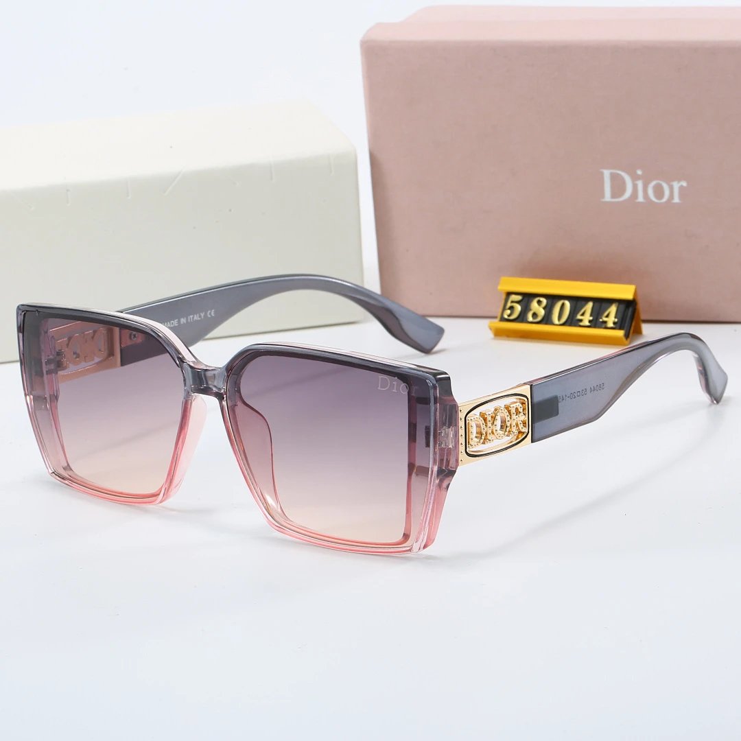 Dior Gray Tinted Lens Designer Sunglasses, Polished Frame Style 02