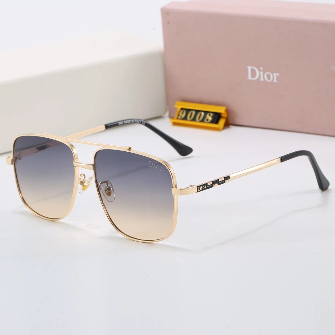 Dior Tinted Lens Square Sunglasses, Polished Frame Style 32