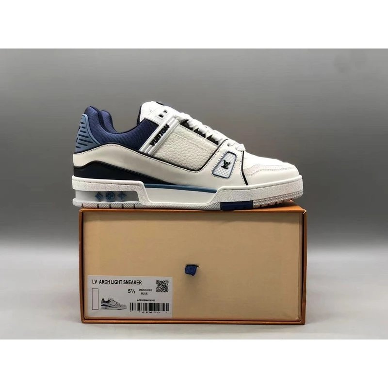 Trainer Low Top Sneakers low-top Grey Blue - Style 14