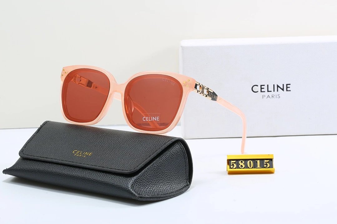Celine Tinted Lens Designer Sunglasses, Polished Frame Style 10