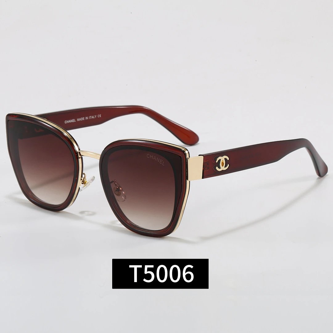 Chanel Tinted Lens Square Sunglasses, Polished Frame Style 22