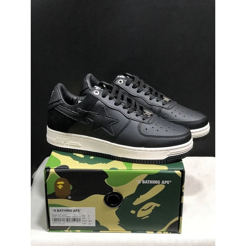 BAPE STA Low Top Sneakers low-top Grey - Style 8