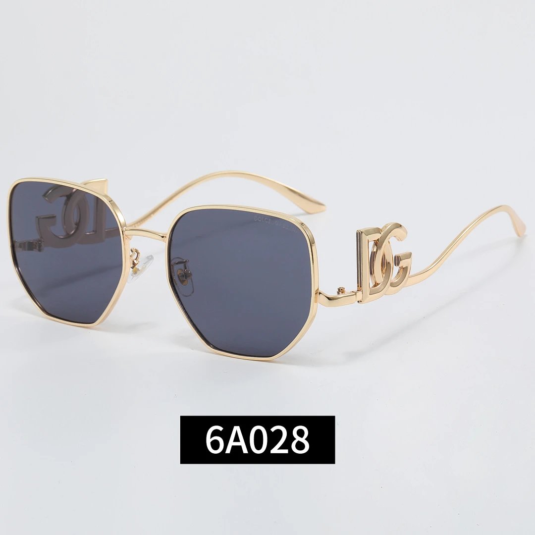 Dolce & Gabbana Black Tinted Lens Square Sunglasses, Polished Frame Style 07